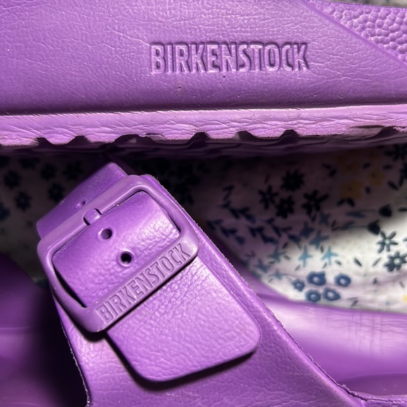 Unisex Purple Birkenstock #260 Double Strap Sandals, Sz 40 - Picture 5 of 9